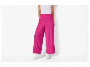 esmara® Dámske nohavice „Wide Leg“ (ružová, M (40/42))