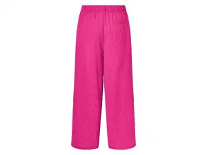 esmara® Dámske nohavice „Wide Leg“ (ružová, M (40/42))