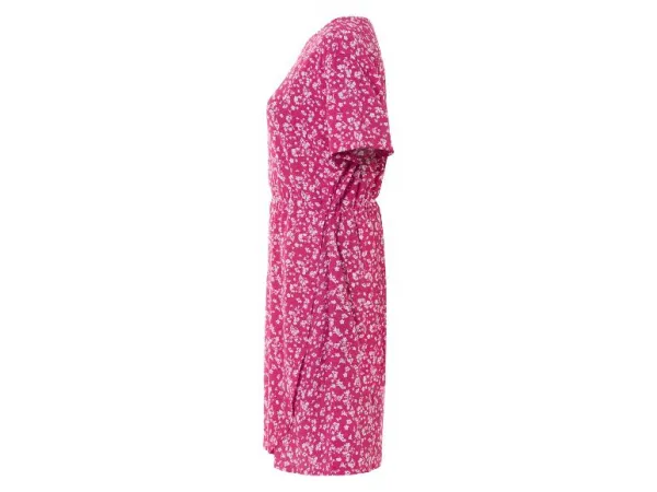esmara® Dámske šaty (kvety/ružová, S (36/38))