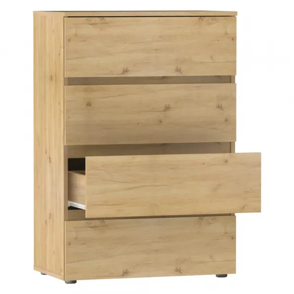 Komoda PARMAD, remeselne spracovaný dub