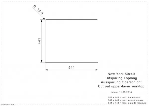 Reginox Reginox - Nerezový drez New York 50x40, sitko comfort R27646
