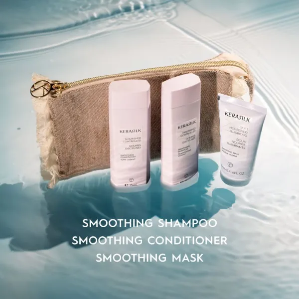 KERASILK Essentials Smoothing Set cestovná sada pre uhladenie vlasov
