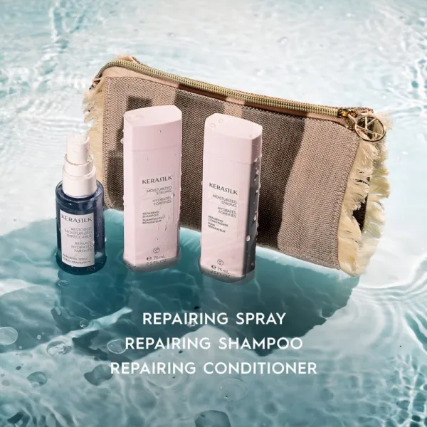 KERASILK Essentials Repairing Set cestovná sada pre suché a poškodené vlasy
