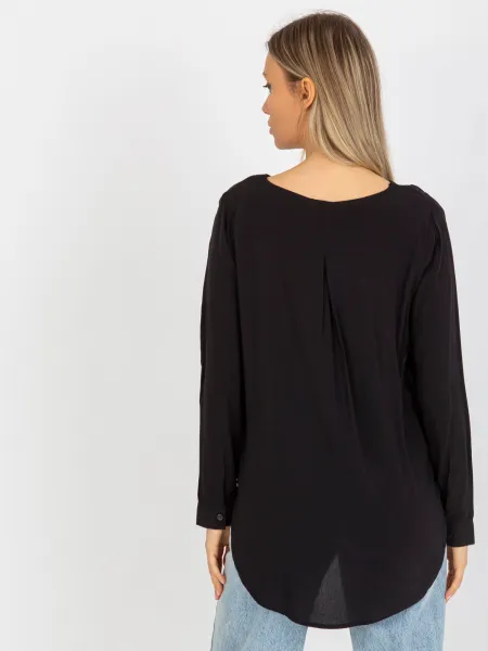 Blouse-D73761M10997C-black