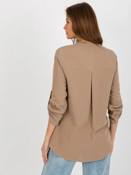 Shirt-WN-KS-VE51.11X-dark beige