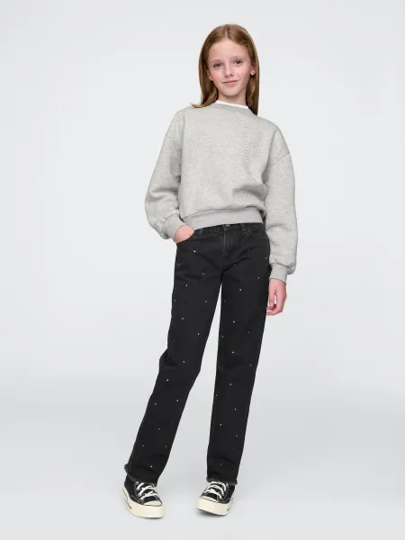 GAP Kids Oversize Sweatshirt with Logo - Girls