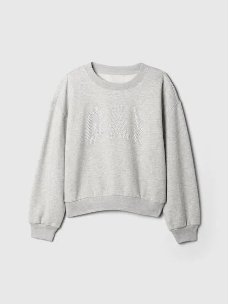 GAP Kids Oversize Sweatshirt with Logo - Girls