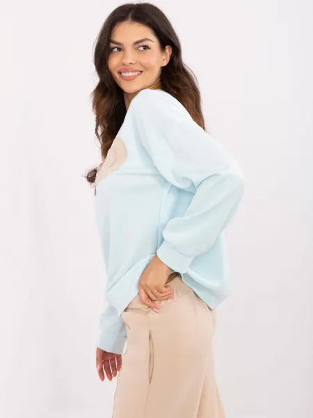 Sweatshirt-DHJ-BL-20322.72-light blue