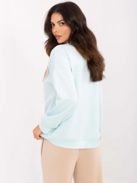 Sweatshirt-DHJ-BL-20322.72-light blue