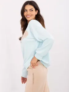 Sweatshirt-DHJ-BL-20322.72-light blue