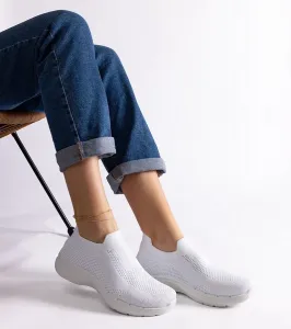 D/CEO White trainers Justar