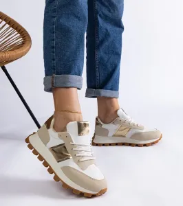 D/CEO White trainers Justar
