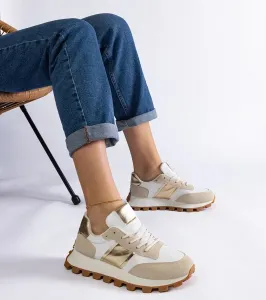 D/CEO White trainers Justar