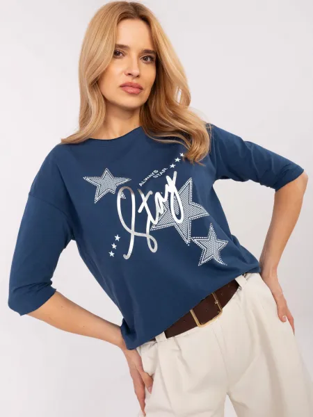 Blouse-CLM-BZ-0016.84-dark blue