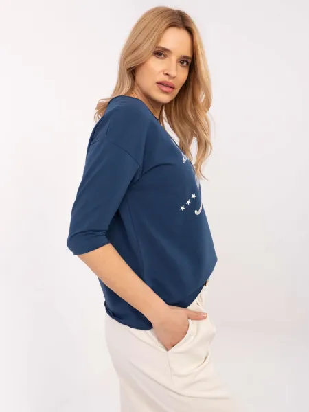 Blouse-CLM-BZ-0016.84-dark blue