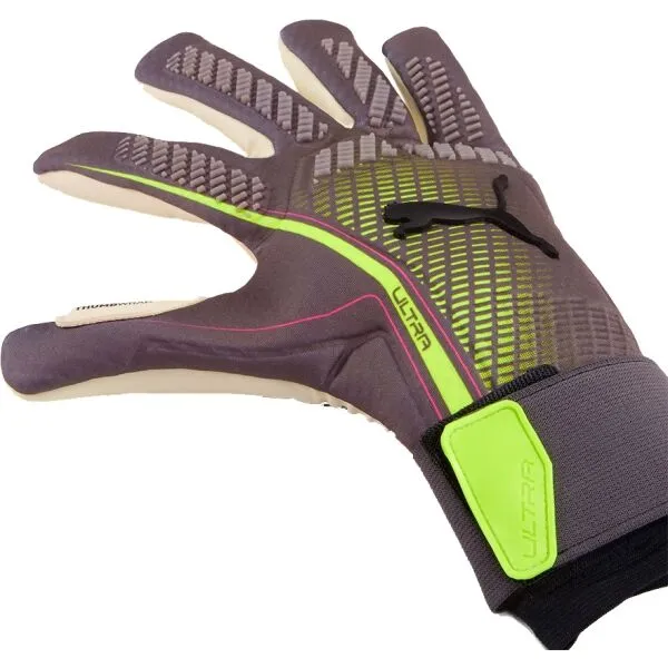Puma ULTRA ULTIMATE HYBRID Pánske brankárske rukavice, fialová, veľkosť
