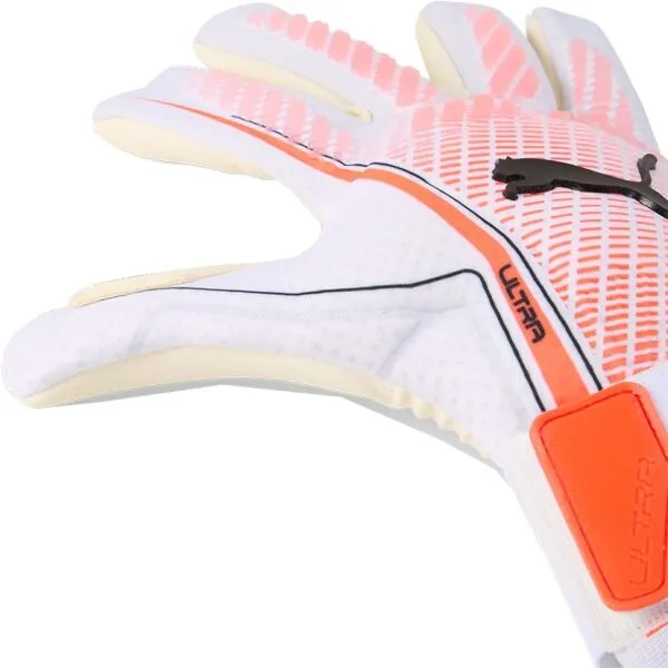 Puma ULTRA ULTIMATE HYBRID Pánske brankárske rukavice, biela, veľkosť