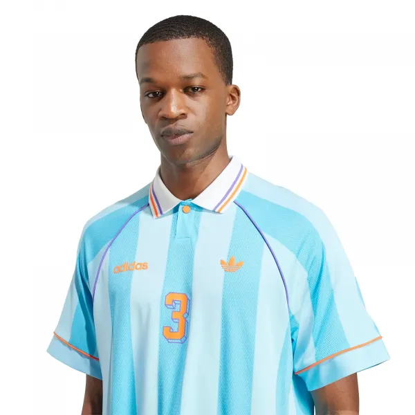adidas Jacquard Stripe Jersey "Bright Cyan" (KD2308)