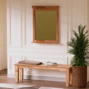 indickynabytok.sk - Zrkadlo Guru 70x90 indický masív mango
