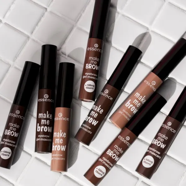 essence Make Me Brow gél na obočie odtieň 05 Chocolaty Brows 3,8 ml