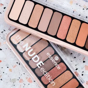 essence The Nude Edition paletka očných tieňov odtieň 10 Pretty in Nude 10 g