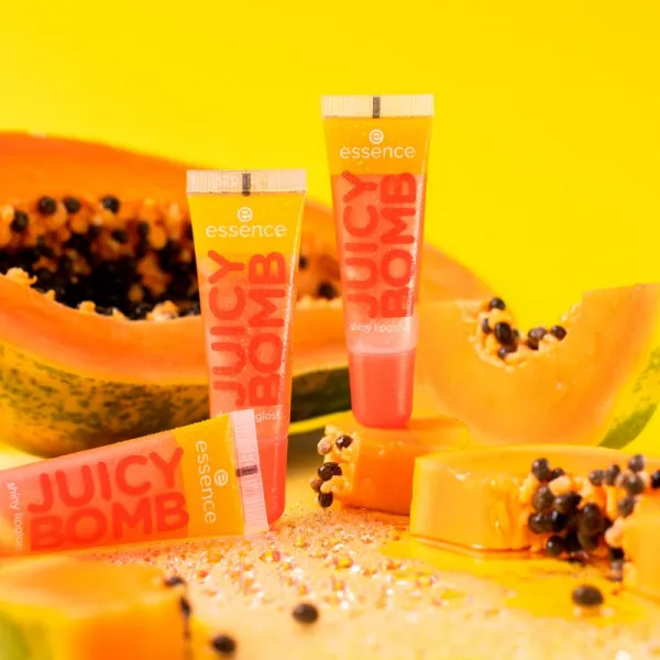 essence Juicy Bomb lesk na pery odtieň 103 Proud Papaya 10 ml