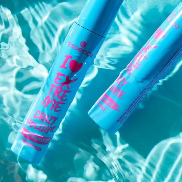 essence I LOVE EXTREME crazy volume vodeodolná riasenka pre objem odtieň Black 12 ml