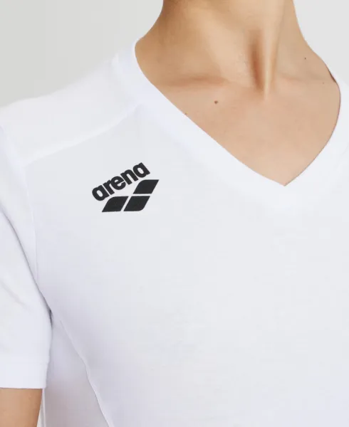 Arena women team t-shirt panel white m