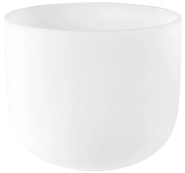 Sela 13" Crystal Singing Bowl Frosted D - 440 Hz