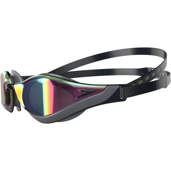 Plavecké okuliare speedo fastskin pure focus mirror čierna/sivá