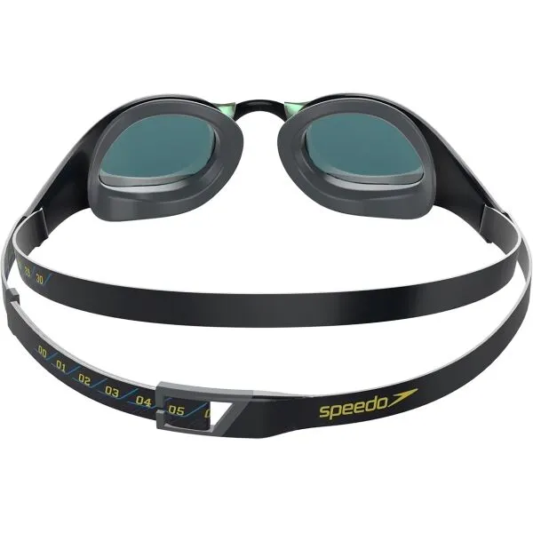 Plavecké okuliare speedo fastskin pure focus mirror čierna/sivá