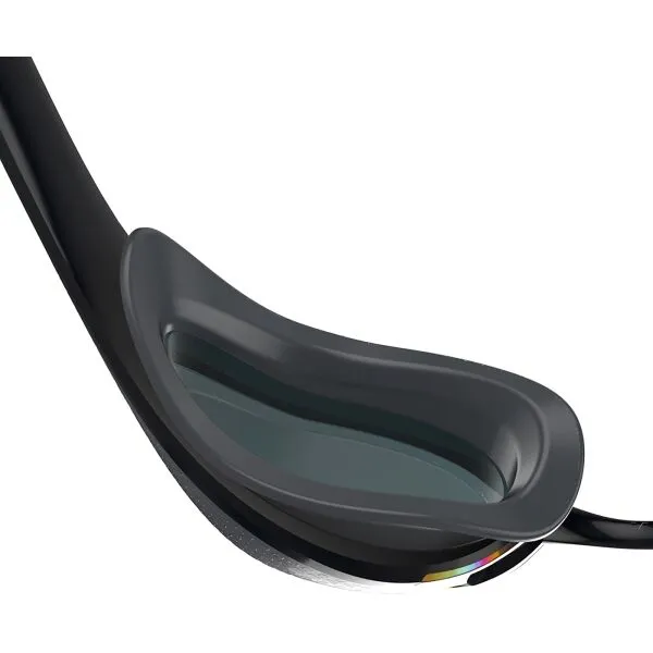 Plavecké okuliare speedo fastskin pure focus mirror čierna/sivá