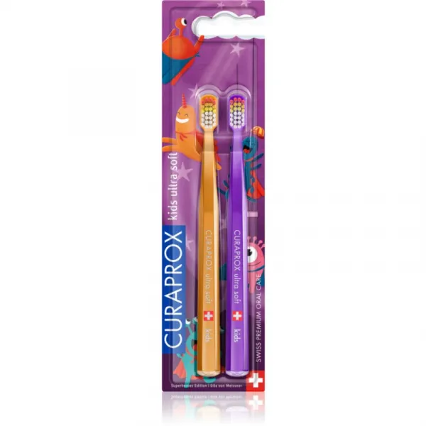 Curaprox Limited Edition Superhero zubná kefka pre deti 2 ks