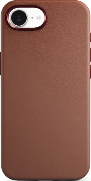 Epico Mag+ Leather Case iPhone 16e - hnedá
