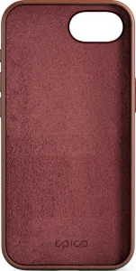Epico Mag+ Leather Case iPhone 16e - hnedá