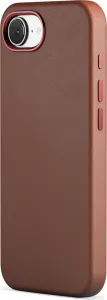 Epico Mag+ Leather Case iPhone 16e - hnedá