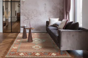 Koberec SOHO 477.11.LA000 OSTA naturálny terakotový / sivý