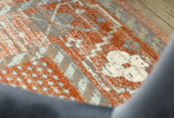 Koberec SOHO 477.11.LA000 OSTA naturálny terakotový / sivý