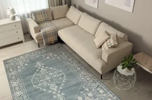Koberec OSTA ABBY 486.10.LA500 klasický modrý / béžový