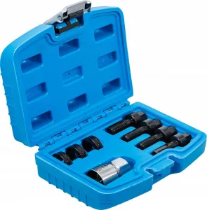 BGS Technics Sada na opravu závitov pre skrutky a matice kolies | M12 a M14 | 8-dielna