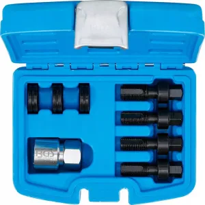 BGS Technics Sada na opravu závitov pre skrutky a matice kolies | M12 a M14 | 8-dielna