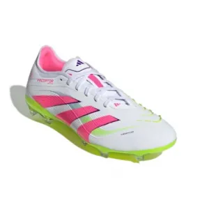 Pánske futbalové kopačky outdoorové ADIDAS Predator Pro M FG cloud white lucid pink lucid lemon