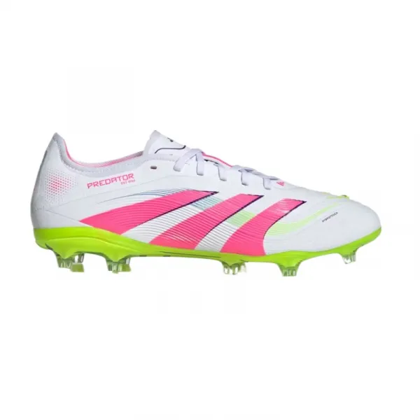 Pánske futbalové kopačky outdoorové ADIDAS Predator Pro M FG cloud white lucid pink lucid lemon