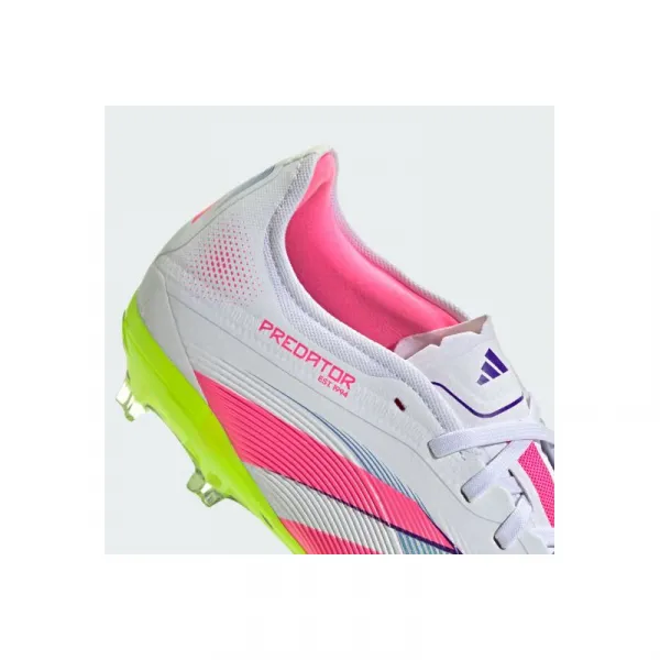 Pánske futbalové kopačky outdoorové ADIDAS Predator Pro M FG cloud white lucid pink lucid lemon