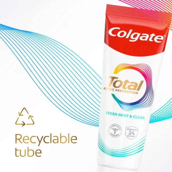 Colgate Total Active Fresh Mint zubná pasta pre svieži dych 75 ml