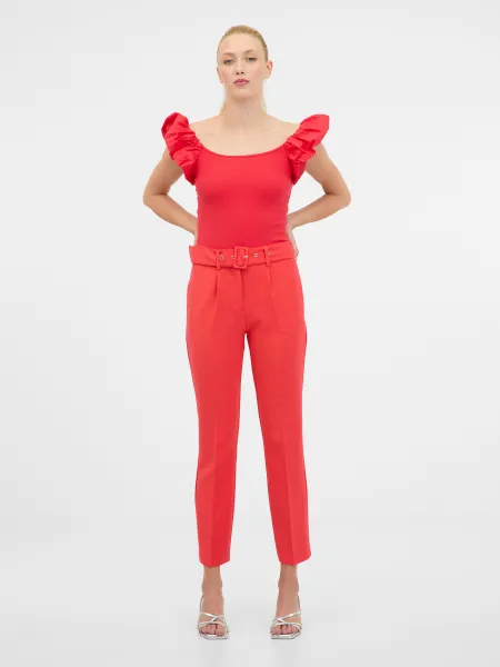 Orsay Red Women's Short Sleeve T-Shirt - Women's