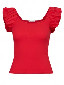 Orsay Red Women's Short Sleeve T-Shirt - Women's