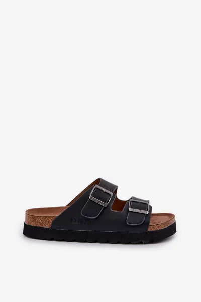 BIG STAR SHOES Ľahké Pánske Sandále S Prackami Eko Koža Big Star