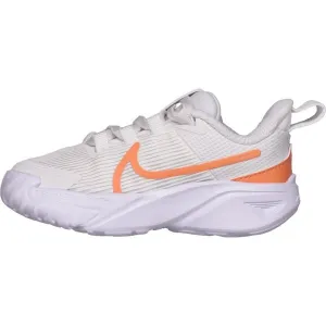 Nike STAR RUNNER 4 Detská voľnočasová obuv, biela, veľkosť 25
