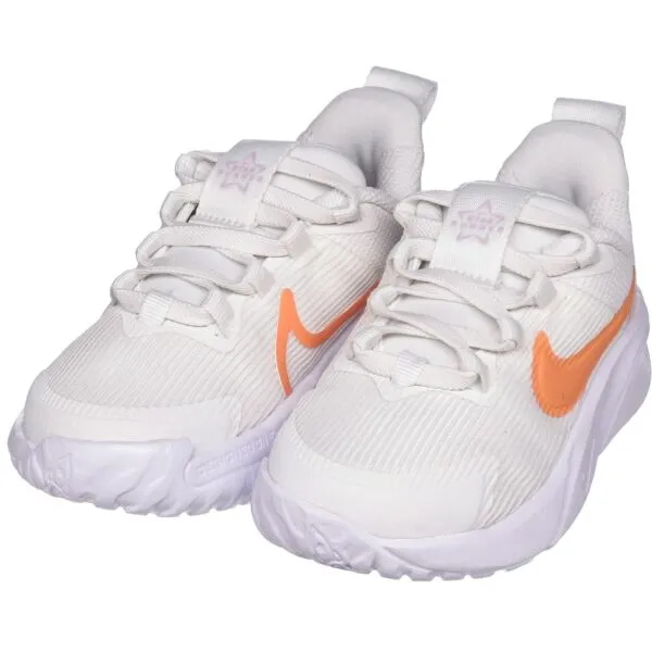 Nike STAR RUNNER 4 Detská voľnočasová obuv, biela, veľkosť 25